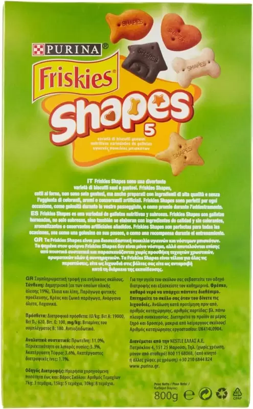 Friskies Snack pentru Caine Biscuit 800 gr Bax 6 buc.